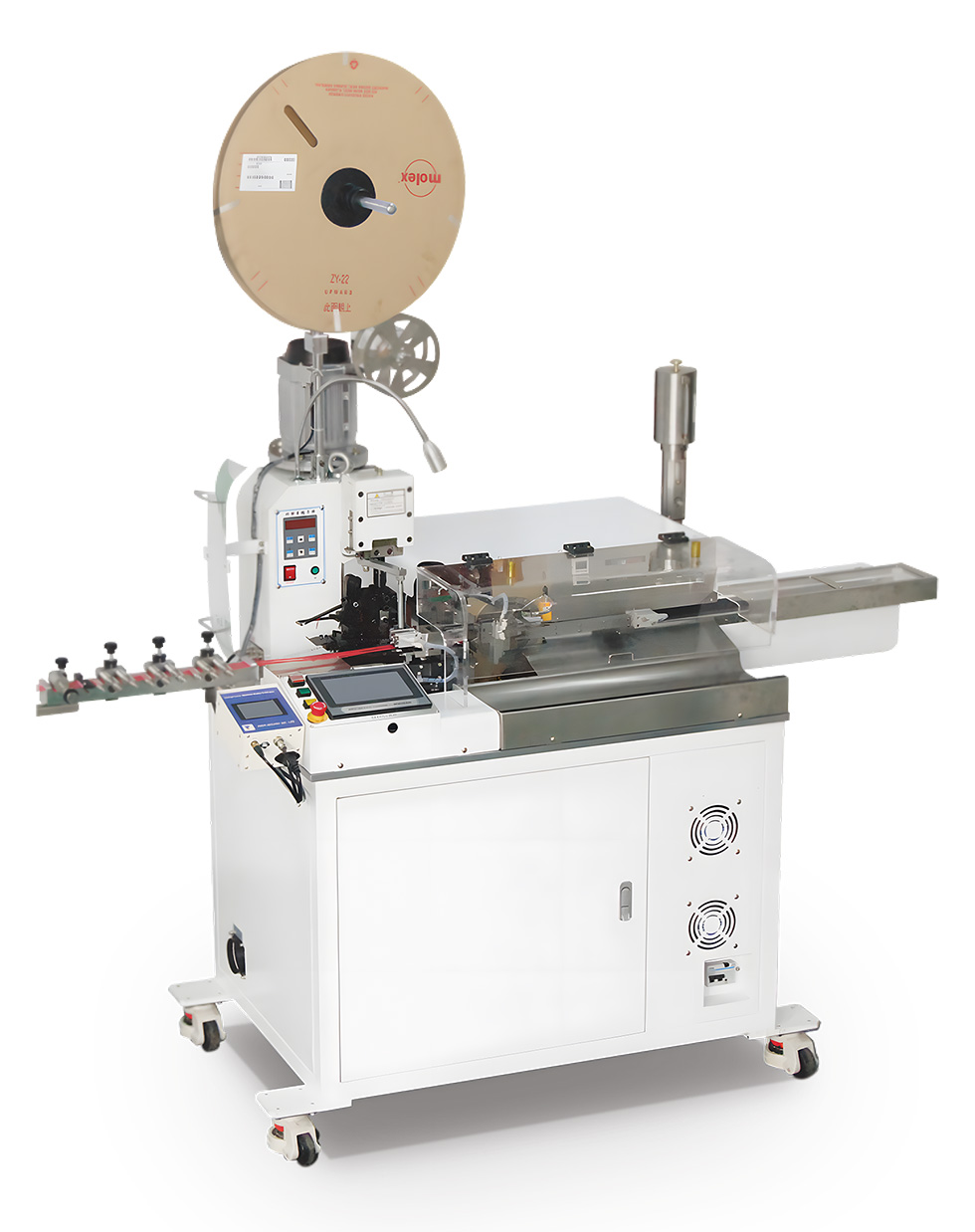 全自动单头打端沾锡机